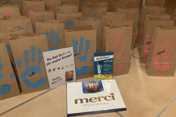Danke an die Mitarbeitenden der Kinderklinik